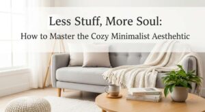 featured: less stuff, more soul: how to master the cozy minimalist aesthetic