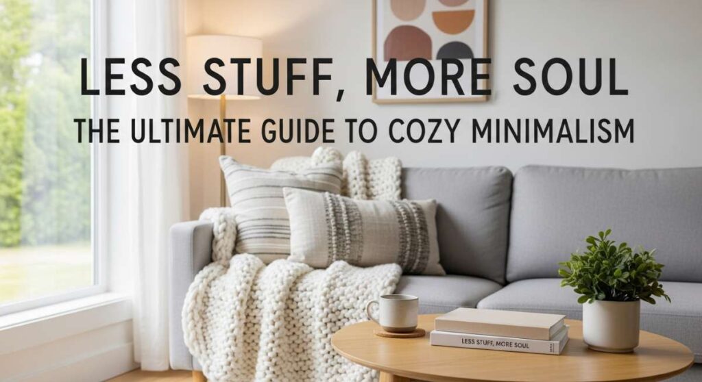 featured: less stuff, more soul: the ultimate guide to cozy minimalism