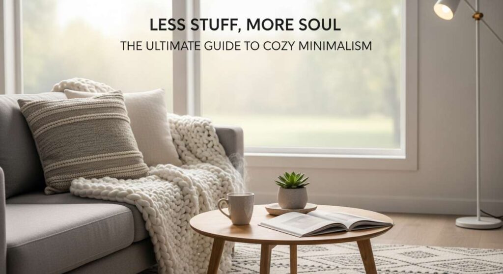 featured: less stuff, more soul: the ultimate guide to cozy minimalism