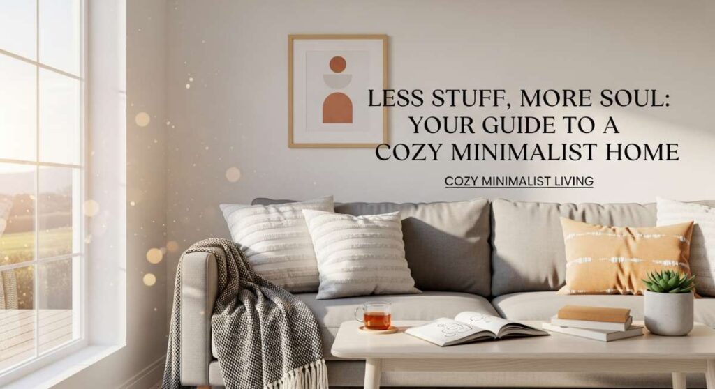 featured: less stuff, more soul: your guide to a cozy minimalist home