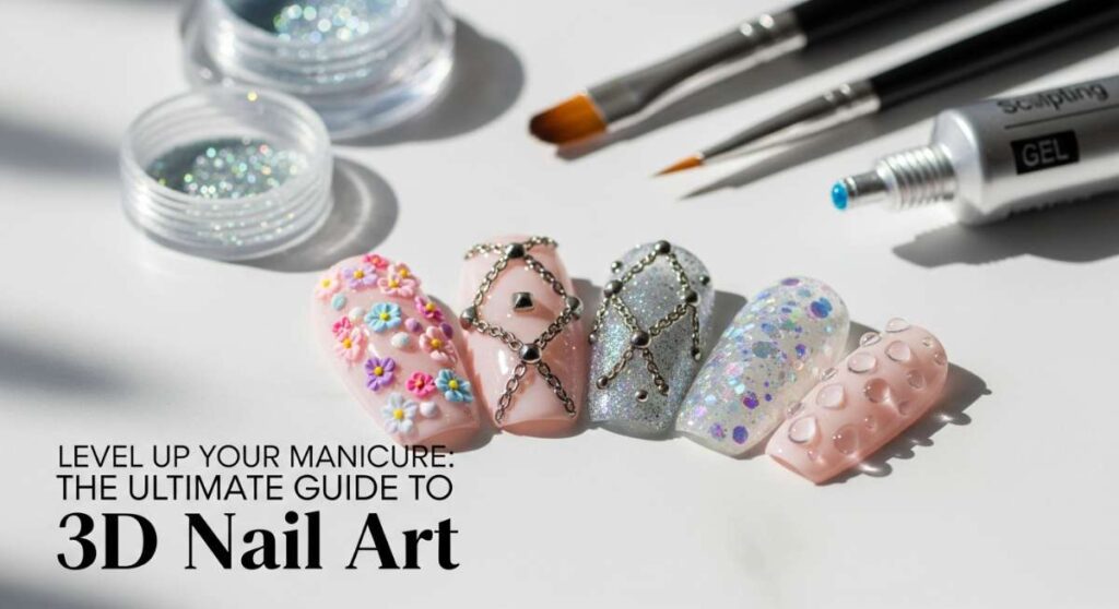 featured: level up your manicure: the ultimate guide to 3d nail art