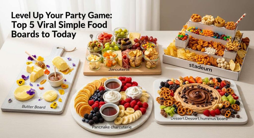 featured: level up your party game: top 5 viral simple food boards to try today