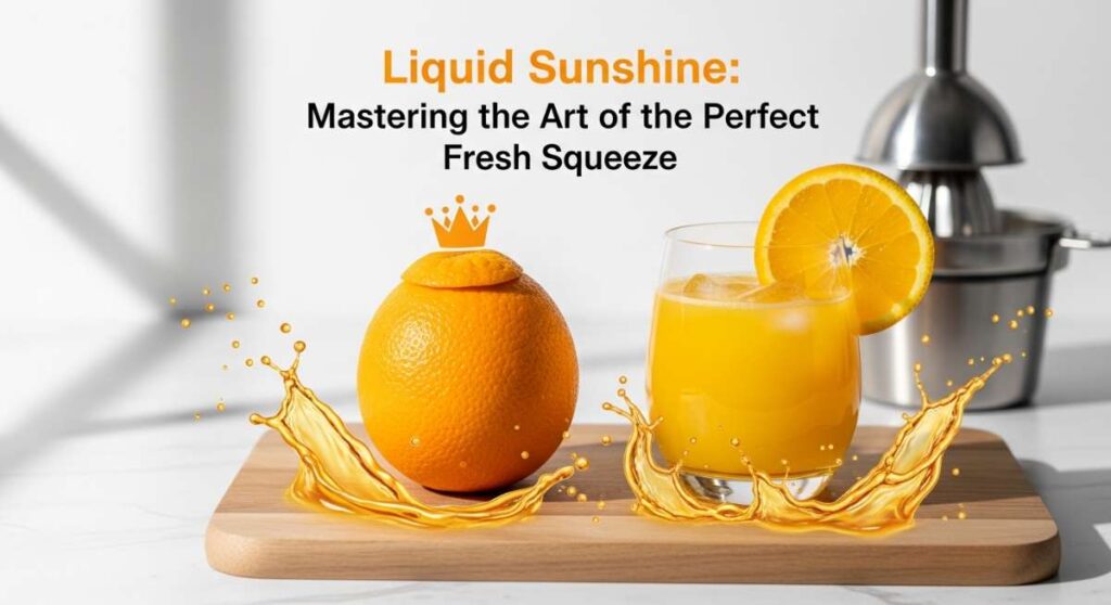 featured: liquid sunshine: mastering the art of the perfect fresh squeeze