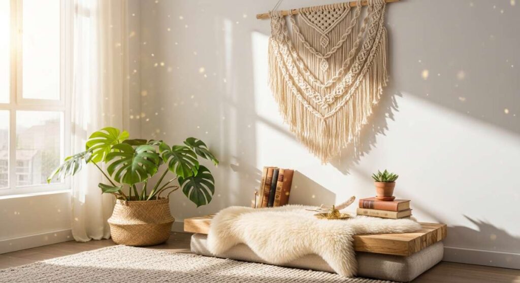 featured: macramé, sunlight, and soul: creating a dreamy boho haven