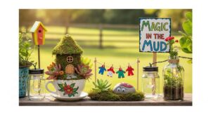 featured: magic in the mud: fun & quirky diy projects to liven up your backyard