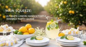 featured: main squeeze: your complete handbook for a lemon themed bash