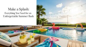 featured: make a splash: everything you need for an unforgettable summer bash