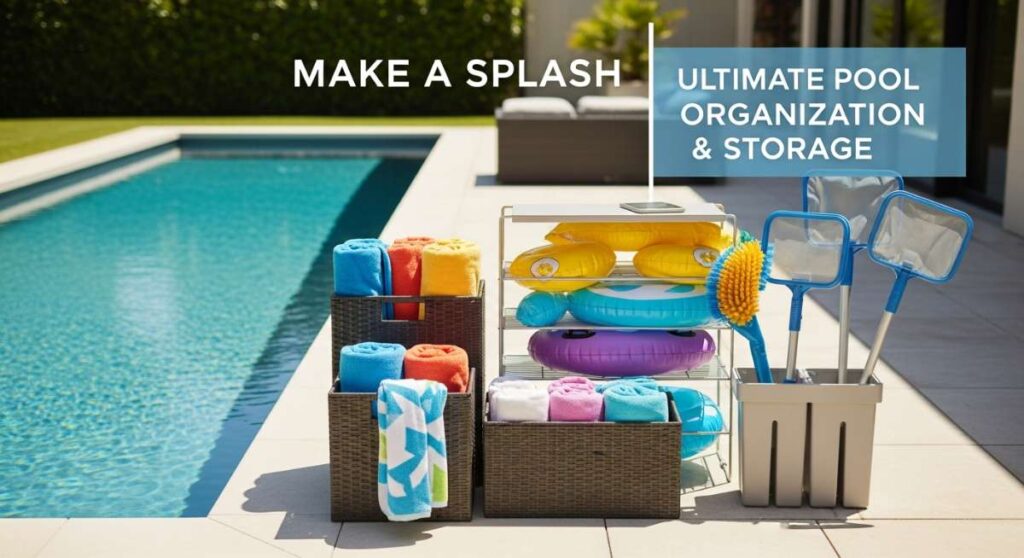 featured: make a splash: the ultimate guide to pool organization & storage