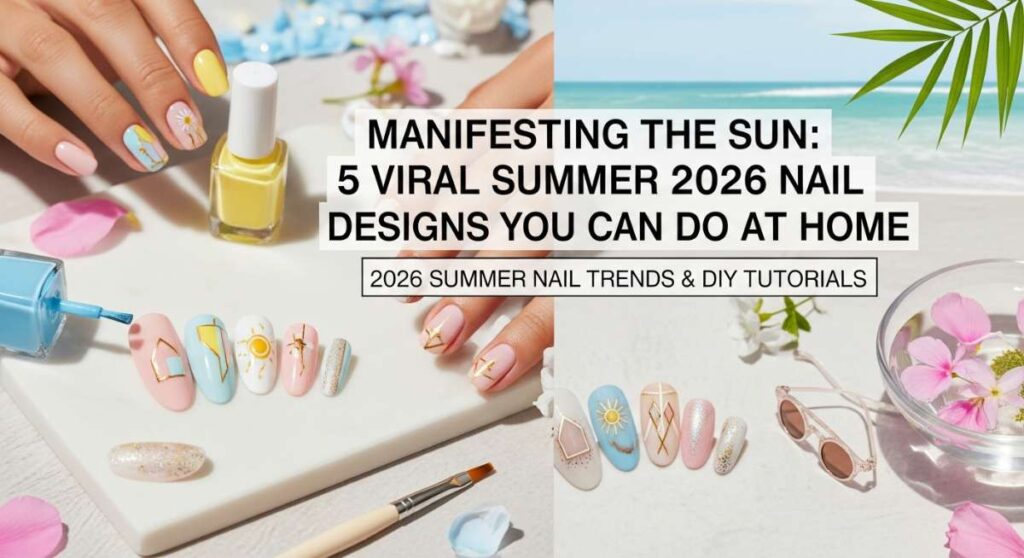featured: manifesting the sun: 5 viral summer 2026 nail designs you can do at home