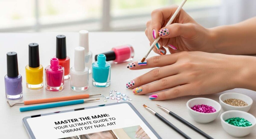featured: master the mani: your ultimate guide to vibrant diy nail art