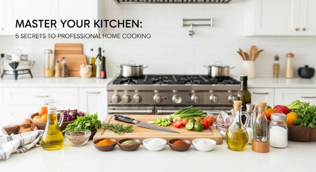 featured: master your kitchen: 5 secrets to professional home cooking