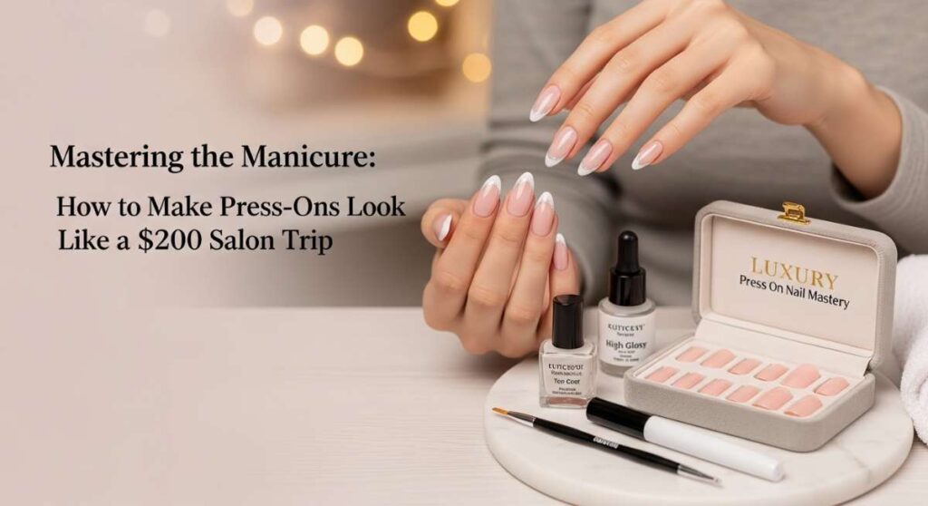 featured: mastering the manicure: how to make press ons look like a $200 salon trip