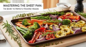 featured: mastering the sheet pan: the secret to perfectly roasted veggies