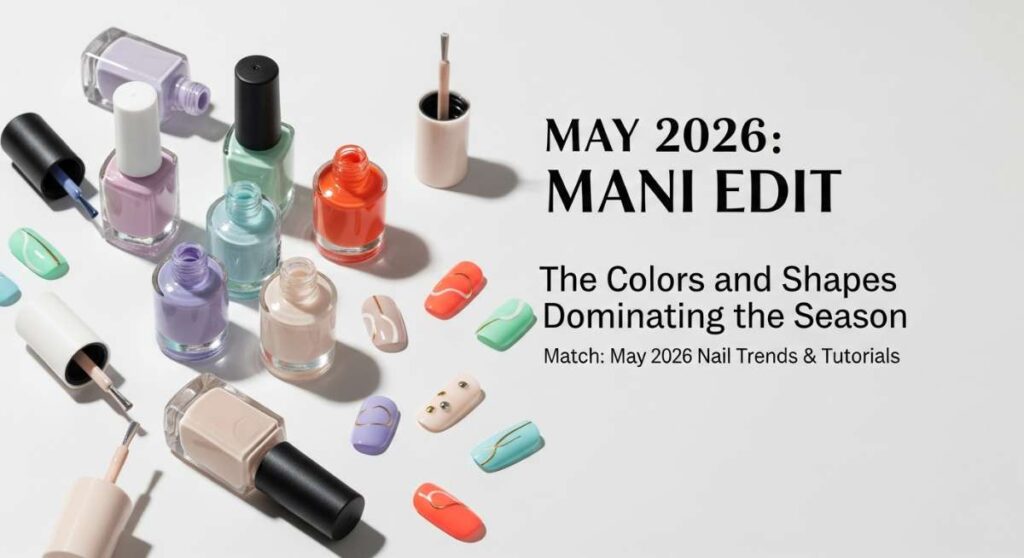 featured: may 2026 mani edit: the colors and shapes dominating the season