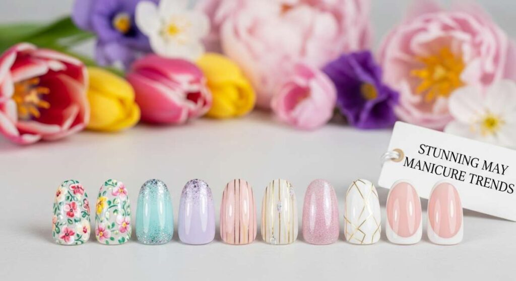 featured: may flowers for your fingertips: 10 fresh manicure trends