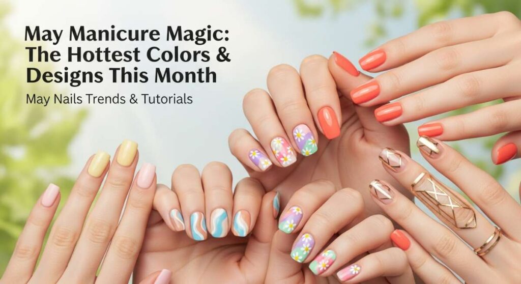 featured: may manicure magic: the hottest colors & designs this month