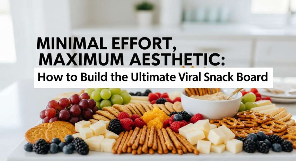 featured: minimal effort, maximum aesthetic: how to build the ultimate viral snack board