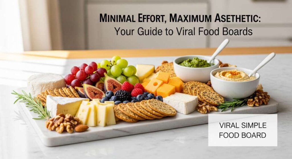 Minimal Effort, Maximum Aesthetic: Your Guide to Viral Food Boards featured: minimal effort, maximum aesthetic: your guide to viral food boards
