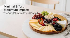 featured: minimal effort, maximum impact: the viral simple food board
