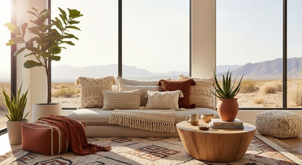 featured: minimalism meets wanderlust: a guide to modern bohemian interiors