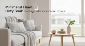 featured: minimalist heart, cozy soul: finding balance in your space