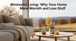 featured: minimalist living: why your home needs more warmth and less stuff