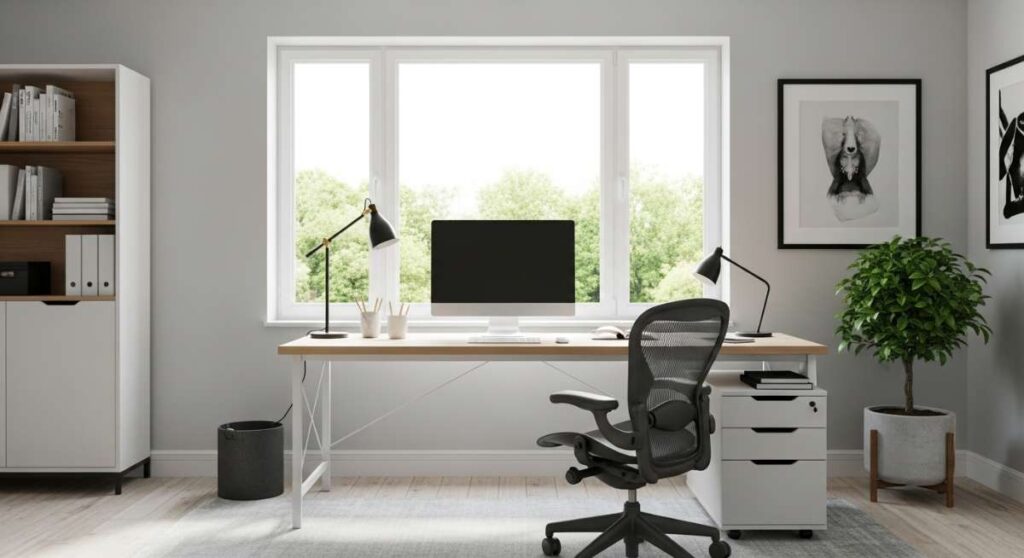 featured: minimalist magic: designing your dream modern home office