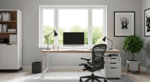 featured: minimalist magic: designing your dream modern home office