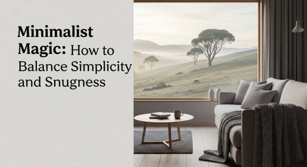 Minimalist Magic: How to Balance Simplicity and Snugness featured: minimalist magic: how to balance simplicity and snugness