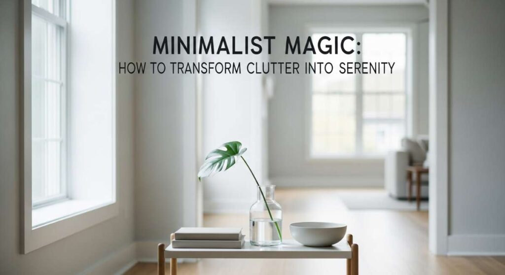 featured: minimalist magic: how to transform clutter into serenity