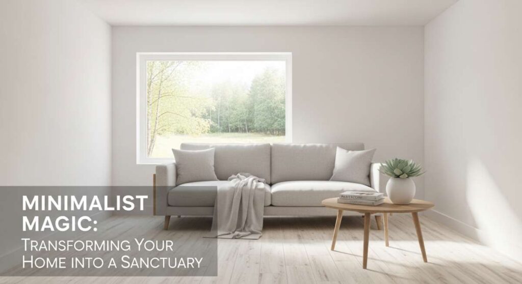 featured: minimalist magic: transforming your home into a sanctuary