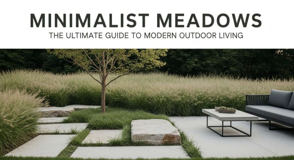 featured: minimalist meadows: the ultimate guide to modern outdoor living
