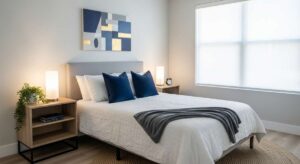 featured: modern bedroom inspo: how to create a high end look on a budget