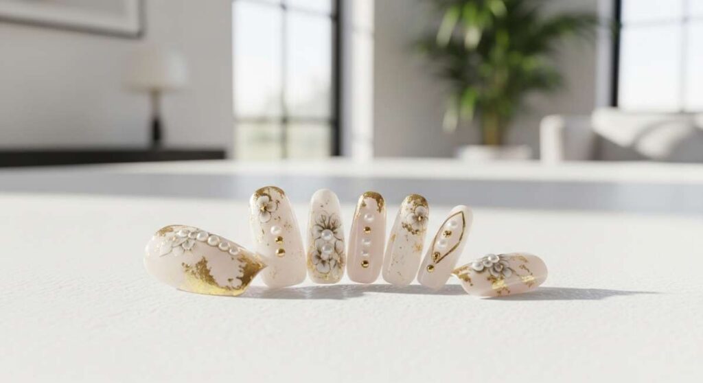 featured: modern masterpieces: why luxury renaissance press on nails are this season's best accessory