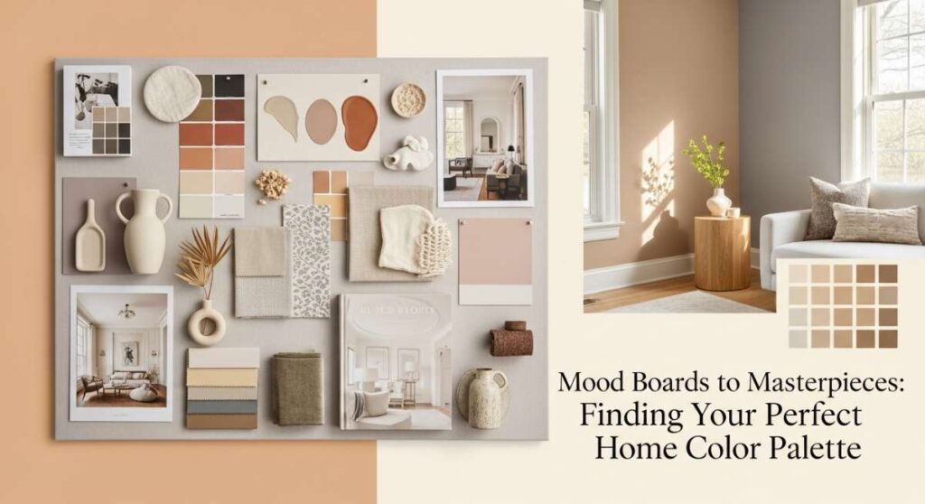 featured: mood boards to masterpieces: finding your perfect home color palette