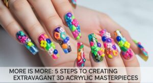 featured: more is more: 5 steps to creating extravagant 3d acrylic masterpieces