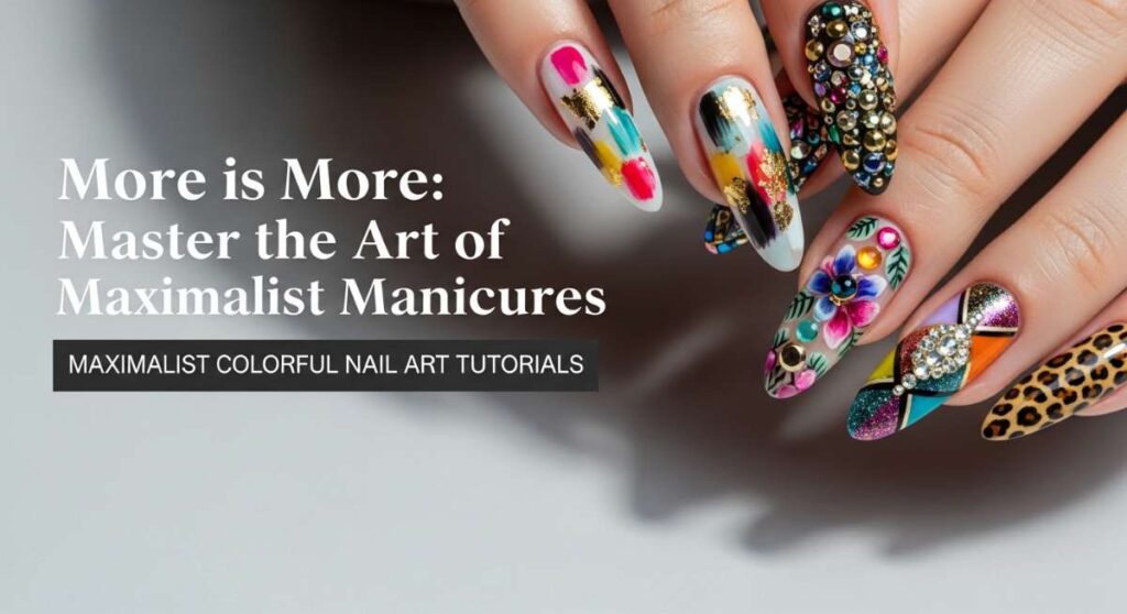 More is More: Master the Art of Maximalist Manicures featured: more is more: master the art of maximalist manicures