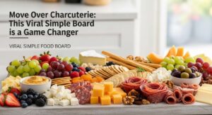 featured: move over charcuterie: this viral simple food board is a game changer