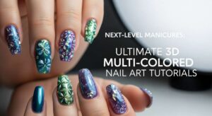 featured: next level manicures: the ultimate 3d multi colored tutorial series