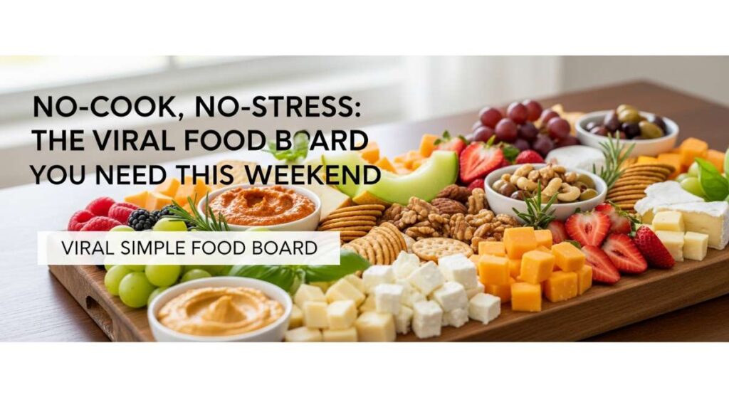 featured: no cook, no stress: the viral food board you need this weekend