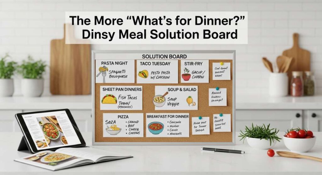 featured: no more 'what's for dinner?': the ultimate easy meal solution board