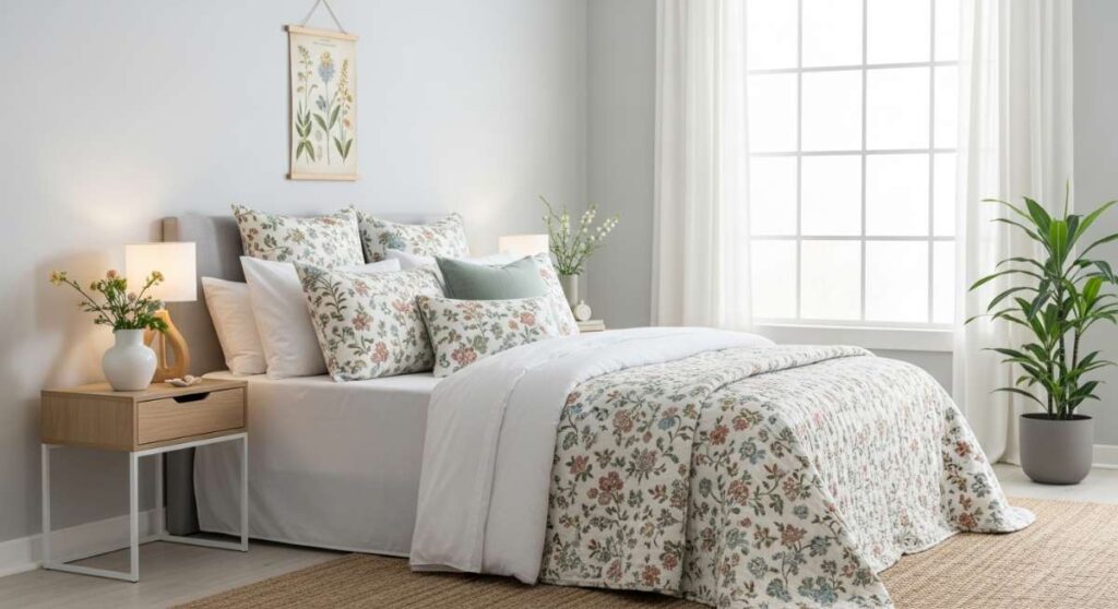 featured: nostalgic comfort: why vintage florals are making a bedroom comeback