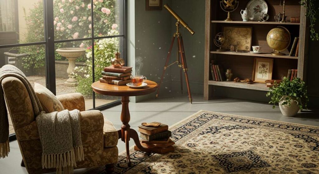 featured: nostalgic nuance: creating a magical sanctuary with old world treasures