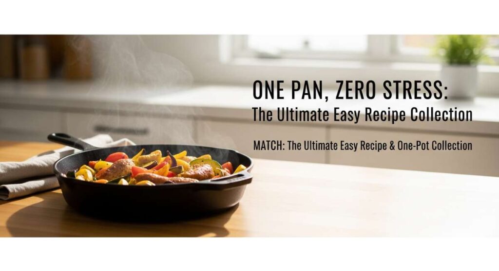 featured: one pan, zero stress: the ultimate easy recipe collection