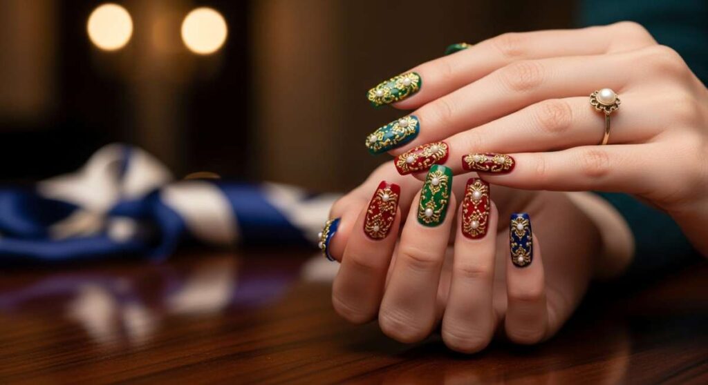 featured: opulence at your fingertips: the ultimate guide to luxury baroque press on nails