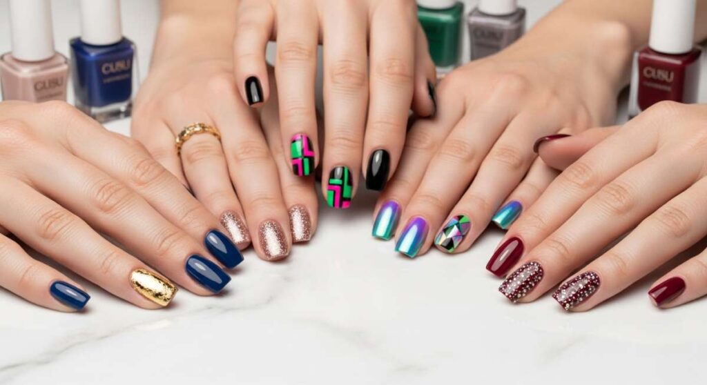 featured: opulence in every stroke: 5 colorful nail trends for the modern elite