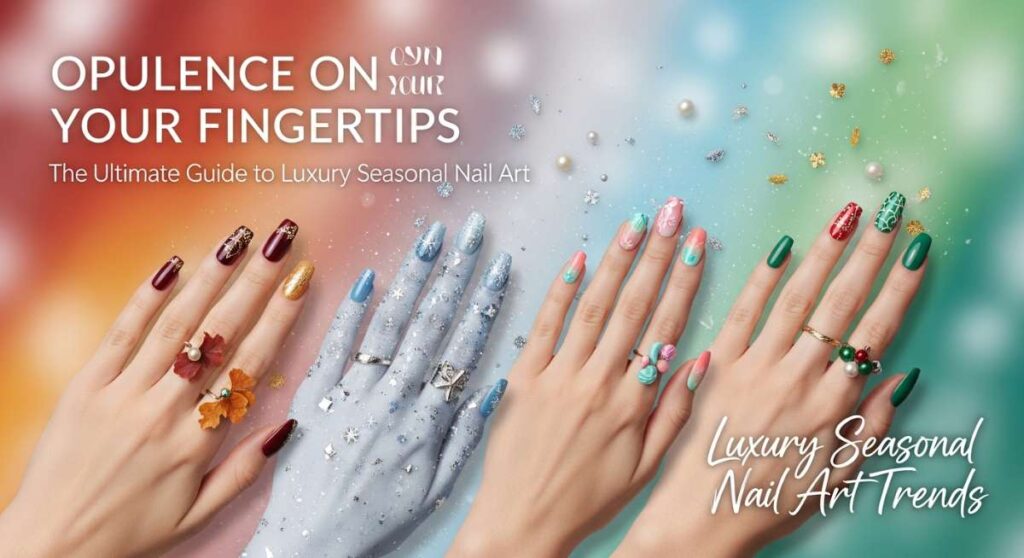 featured: opulence on your fingertips: the ultimate guide to luxury seasonal nail art