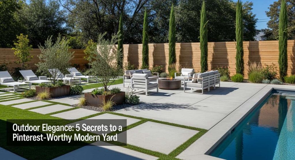 featured: outdoor elegance: 5 secrets to a pinterest worthy modern yard