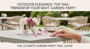featured: outdoor elegance: top nail trends for your next garden party