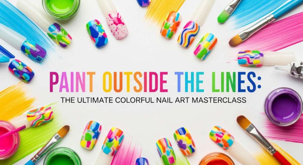 featured: paint outside the lines: the ultimate colorful nail art masterclass